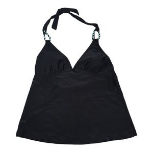 Mossimo NWT black halter swim top size M *